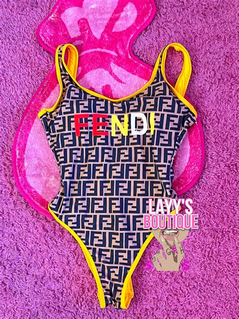 fendi one-piece bathing suit|Fendi swimsuit size chart.